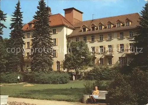 Bad Brambach Sanatorium Joliot Curie Kat. Bad Brambach