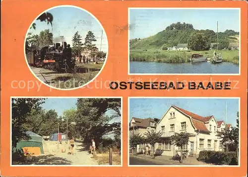Baabe Ostseebad Ruegen Kleinbahn Moritzburg Camping Kat. Baabe