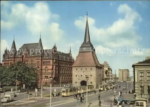 Rostock Mecklenburg Vorpommern Steintor Karl Marx Platz Kat. Rostock