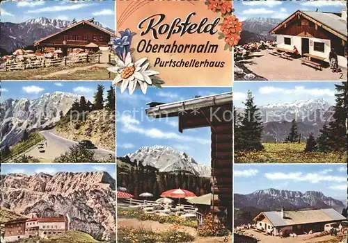 Berchtesgaden Rossfeld Oberahornalm Purtschellerhaus Kat. Berchtesgaden