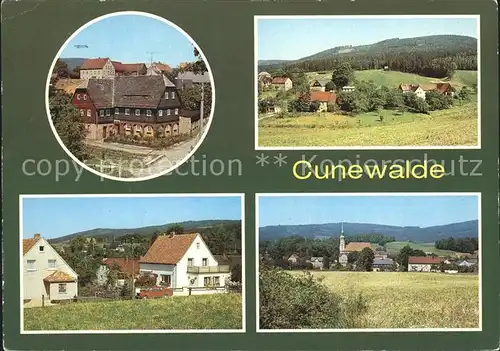 Cunewalde Teilansicht Czorneboh OT Klipphausen Kat. Cunewalde