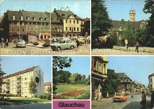Glauchau Markt Schloss Rothebacher Kirchsteig Rosarium Dr Friedrichs Strasse Kat. Glauchau