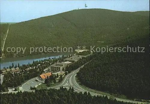 Hahnenklee Bockswiese Harz Harzhotel Kreuzeck Fliegeraufnahme Kat. Goslar