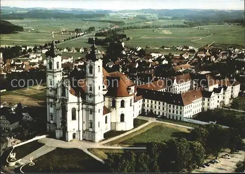 Ottobeuren Basilika Benediktinerabtei Fliegeraufnahme Kat. Ottobeuren