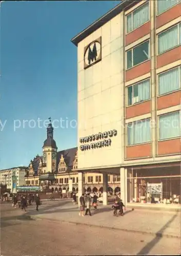 Leipzig Messehaus am Markt Altes Rathaus Messestadt Kat. Leipzig