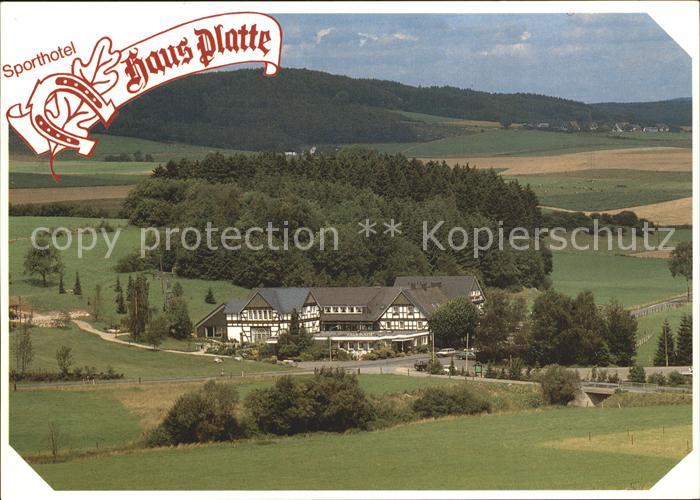 Niederhelden Sporthotel Haus Platte Kat Attendorn Nr Kg58412