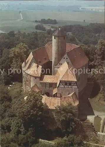 Schoenfels Burg Luftbildserie Interflug Kat. Lichtentanne