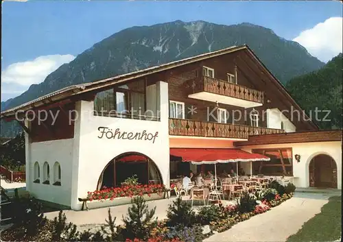 Garmisch Partenkirchen Hotel Restaurant Foehrenhof Kat. Garmisch Partenkirchen