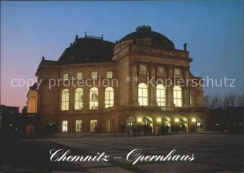 Chemnitz Opernhaus am Theaterplatz Kat. Chemnitz