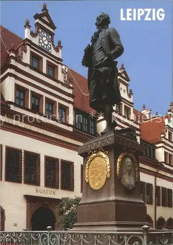 Leipzig Goethe Denkmal Statue Museum Kat. Leipzig