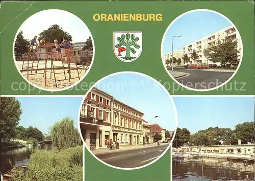 Oranienburg Kinderkombination Neubaugebiet Havel Strasse des Friedens Gaststaette Lehnitzsee Kat. Oranienburg