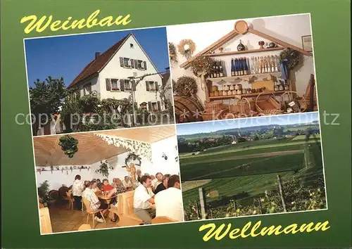 Ippesheim Mittelfranken Weinbau Wellmann Weinstube Bauernladen Kat. Ippesheim
