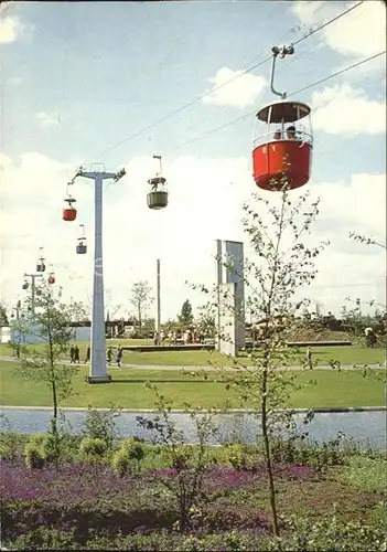 Hamburg Internationale Gartenbau Ausstellung 1963 Gondelbahn Kat. Hamburg