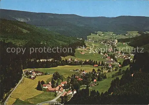 Buhlbach Obertal Fliegeraufnahme / Baiersbronn /Freudenstadt LKR