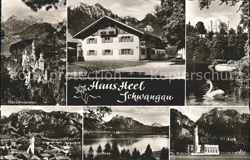 Schwangau Haus Heel Neuschwanstein Hohenschwangau Forggensee Kat. Schwangau