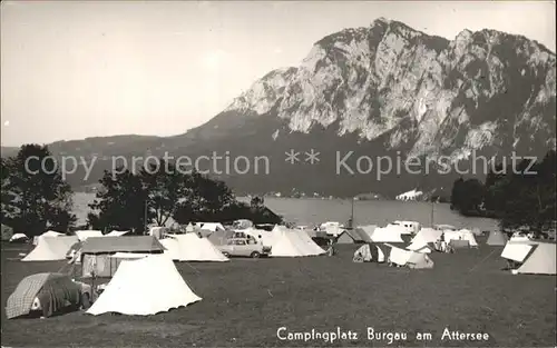 Attersee Campingplatz Burgau Kat. Attersee