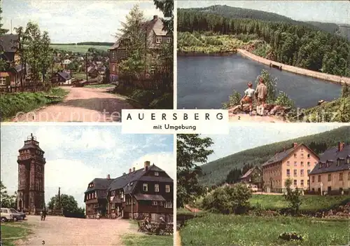 Auersberg Wildenthal Talsperre des Friedens HOG  Berghotel Auersberg Kat. Eibenstock