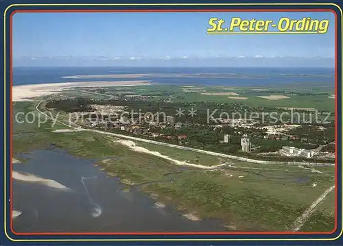 St Peter Ording Fliegeraufnahme Kat. Sankt Peter Ording