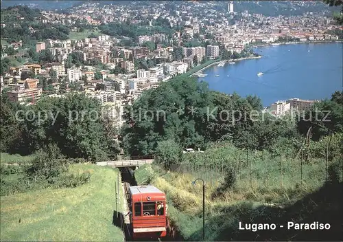 Lugano TI Funicolare del San Salvatore Kat. Lugano