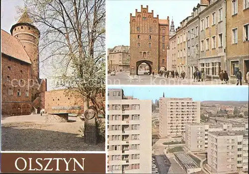 Olsztyn Allenstein Neubaugebiet Stadttor Burg Kat. Olsztyn