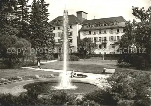 Bad Brambach Sanatorium Joliot Curie Haus Kat. Bad Brambach