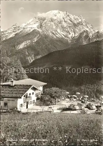 Ramsau Berchtesgaden Gasthaus Zipfhaeusl Kat. Ramsau b.Berchtesgaden
