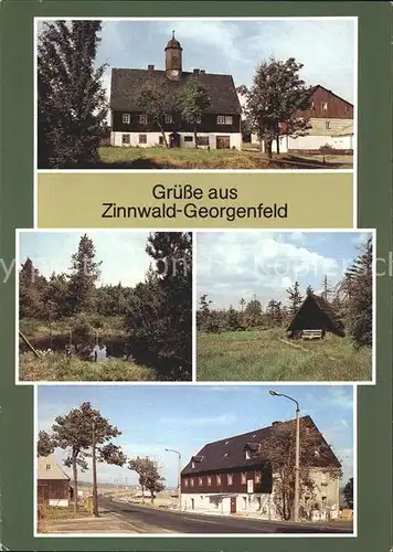 Zinnwald Georgenfeld Denkmal Hufhaus Naturschutzgebiet Georgenfelder Hochmoor Kat. Altenberg