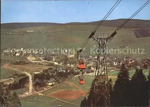 Oberwiesenthal Erzgebirge Seilbahn Kat. Oberwiesenthal