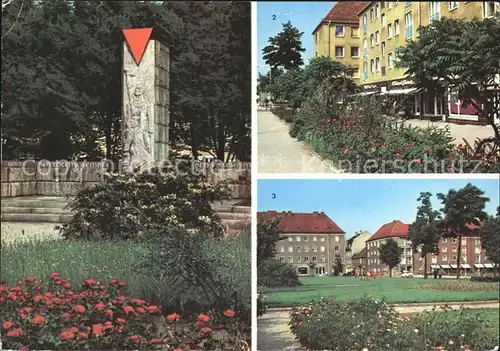 Niesky VVN  Ehrenmal Strasse der Befreiung Zinssendorfplatz Kat. Niesky