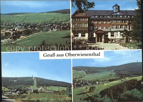Oberwiesenthal Erzgebirge Ferienheim Aktivist Fichtelberg  Kat. Oberwiesenthal