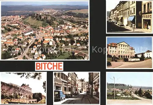Bitche Moselle Stadtansicht Kat. Bitche