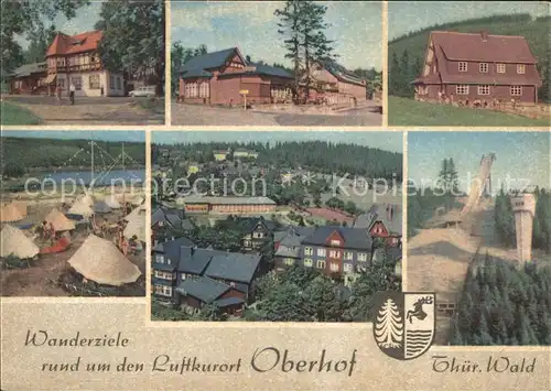 Oberhof Thueringen Schweizer Huette Berggasthaus Schmuecke Schanze am Rennsteig Kat. Oberhof Thueringen