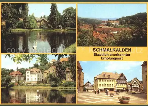 Schmalkalden Neuer Teich Altmarkt Schloss Kat. Schmalkalden
