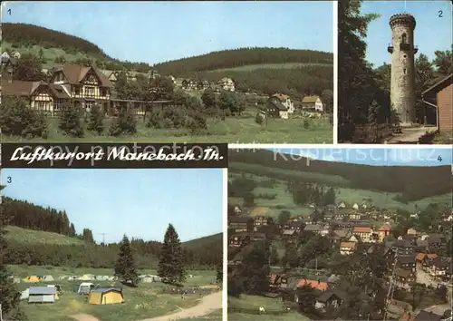 Manebach Bahnhof Campingplatz Kat. Ilmenau