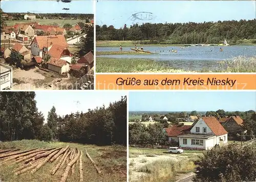 Niesky Talsperre Quitzdorf Mueckaer Heide Petershain Kat. Niesky