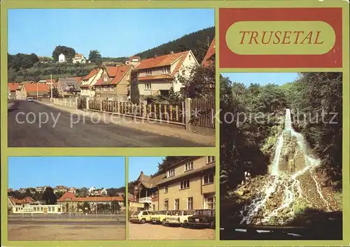 Trusetal Eisensteinstrasse HO  Gaststaette Wasserfall Kat. Trusetal