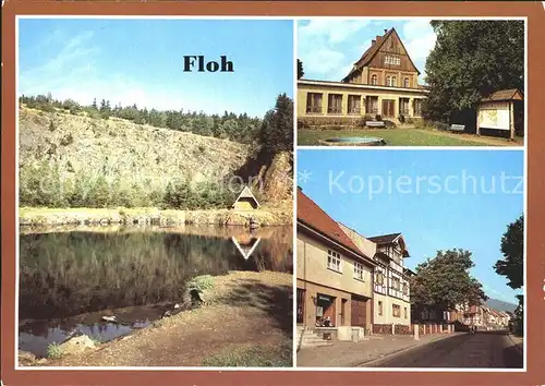 Floh Seligenthal Bergsee Platz der Jungen Pioniere Kat. Floh Seligenthal