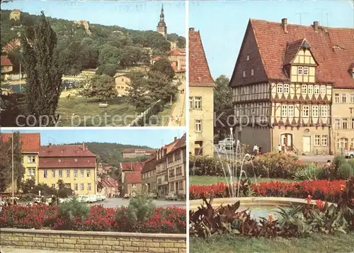 Frankenhausen Bad Soleschwimmbad Anger Fachwerkbau Kat. Bad Frankenhausen