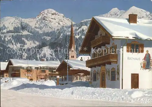 Bayrischzell Rathaus Wendelstein Kat. Bayrischzell