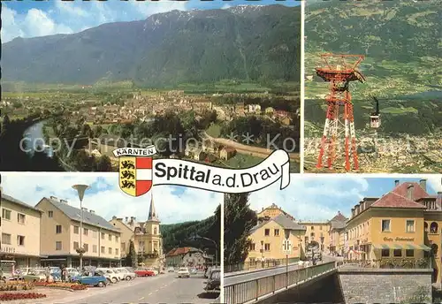 Spittal Drau Gondelbahn Stadtansicht Kat. Spittal an der Drau