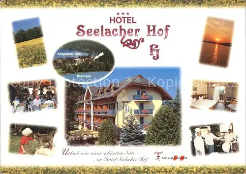 St Kanzian Klopeiner See Hotel Seelacher Hof Kat. St. Kanzian am Klopeiner See