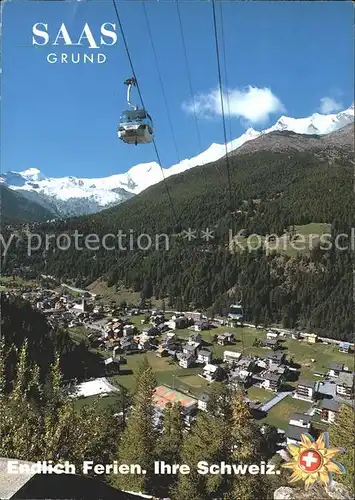 Saas Grund Seilbahn Kat. Saas Grund