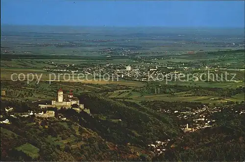Forchtenstein Blick vom Rosaliengebirge Kat. Forchtenstein