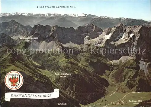 Engalm Karwendelgebirge Zillertaler Alpen Kat. Schwaz