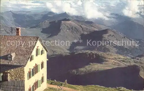 Kitzbuehel Tirol Kitzbueheler Horn Gipfelhaus mit Grossglockner Kat. Kitzbuehel