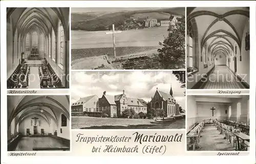 Heimbach Eifel Trappistenkloster Mariawald Kat. Heimbach