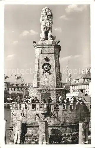 Lindau Bodensee der bayrische Loewe Kat. Lindau (Bodensee)