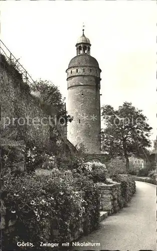 Goerlitz Sachsen Zwinger mit Nikolaiturm Kat. Goerlitz