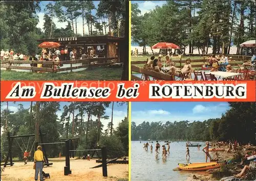 Rotenburg Wuemme Imbiss und Cafestuebchen Pavillon am Bullensee / Rotenburg (Wuemme) /Rotenburg LKR