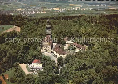 Amberg Oberpfalz Fliegeraufnahme Wallfahrtskirche Mariahilfberg Kat. Amberg